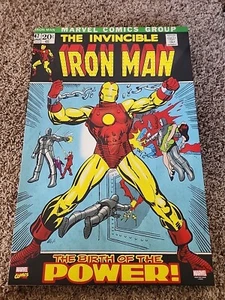 Marvel Invincible Iron Man LED Canvas Wall Art Wood Frame LIGHTS UP 24" X 16" - Picture 1 of 11