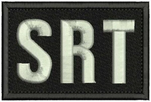 SRT EMBROIDERY PATCH 2 1/2X4'' VELCR@ ON BACK - Picture 1 of 14