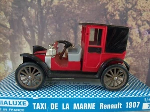 1/43 Minialuxe (France) 1907 Renault Landaulet TAXI DE LA MARNE #7 - Picture 1 of 3