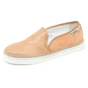 C7970 sneaker donna HOGAN REBEL R260 scarpa cuoio slip on shoe woman - Foto 1 di 4