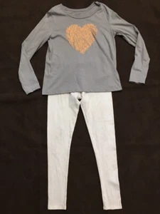 Gymboree Long Sleeve Shirt + Osh Kosh Sparkle Leggings LOT * XL 14 * - Picture 1 of 7