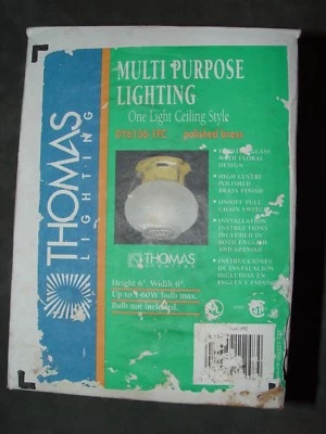 Thomas Lighting Multi Purpose Ceiling Fixture 6" x 6"  DY6136-1PC never used - Image 1 of 2