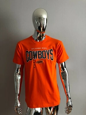 Oklahoma State Cowboys Football Orange Men Adult Logo T Shirt Size M - Image 1 of 4