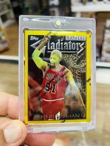 1996-97 FINEST GLADIATORS WITH COATING DENNIS RODMAN Mint Condition - Picture 1 of 11