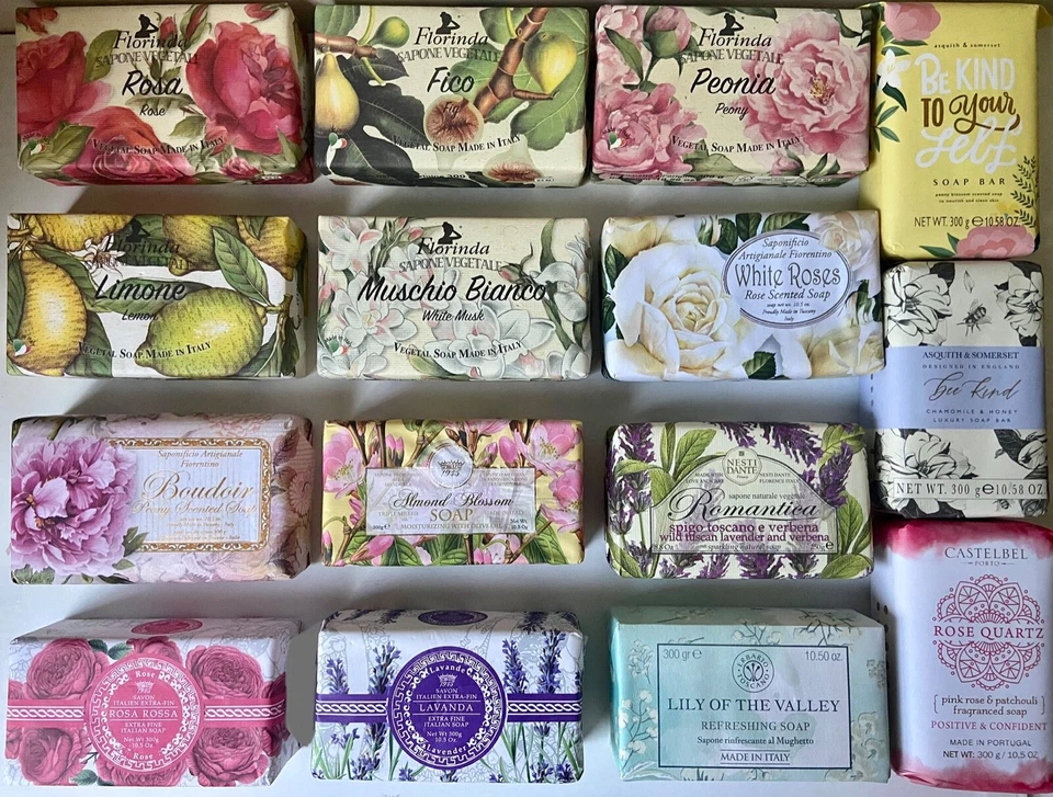 CASTELBEL, SAPONI FLORIDA, HOPIFICIO, ETC. Choose From Castelbel Asquith & Somerset Florinda Soap Bars Lovely Scents