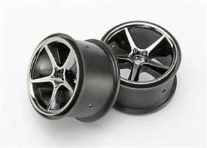 Traxxas 1/16th E-REVO Black Chrome Gemini Wheels - Picture 1 of 1