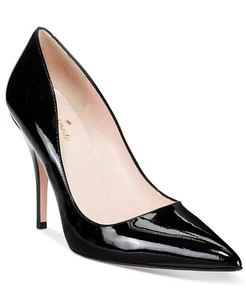 KATE SPADE Women's LICORICE Patent Leather Pointed Toe Stilleto Pumps US 7.5 - Picture 1 of 9