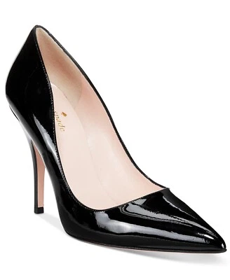 KATE SPADE Women's LICORICE Patent Leather Pointed Toe Stilleto Pumps US 7.5 - Image 1 of 4