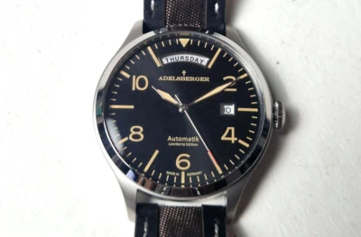 Adelsberger Automatikuhr,Miyota Uhrwerk 8285,Limitiert auf 99(Artikel Nr.0431) - Bild 1 von 4