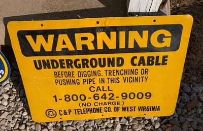 Chesapeake & Potomac Telephone Company Sign - Image 1 of 2