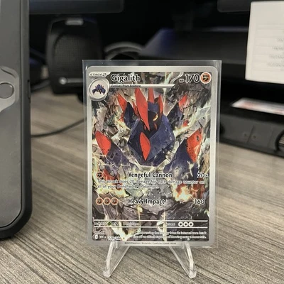 Pokemon TCG Gigalith 129/086 Sv: White Flare Holo NM - Image 1 of 2