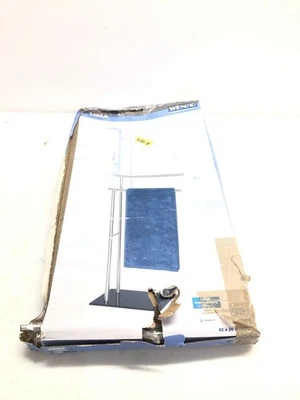 WENKO Lima Portasciugamani/Appendiabiti, Acciaio Inox, 41 x 79 x 20 cm - Argento - Immagine 1 di 4