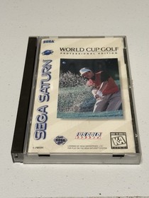 World Cup Golf Professional Edition  w/ Registration Sega Saturn