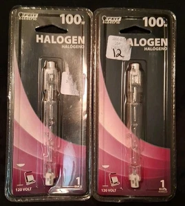 2 Feit 100W 120V Bulbs R7S Base - Picture 1 of 2
