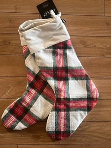 2er Set Ralph Lauren Schottenkaro rot Urlaub Weihnachten Strumpf Weihnachten neu Polo - Bild 1 von 3