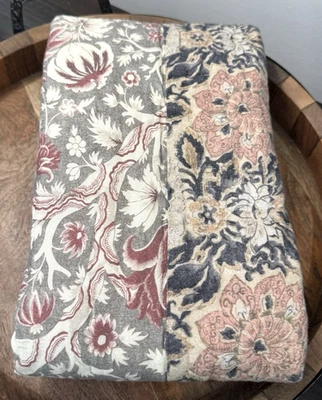 Almohada Pottery Barn Rosalyn Patchwork King Sham NUEVA Acolchada Algodón Multi NUEVA Foto 1 de 4