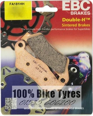 Pastilhas de freio Husqvarna TC250 2T 2014 - 2025 4T 2002 - 2013 DIANTEIRO EBC SINTERIZADO - Imagem 1 de 3