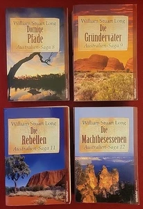 German - Deutsch The Australians Australien Saga William Stuart Long 4 Book Lot - Bild 1 von 22