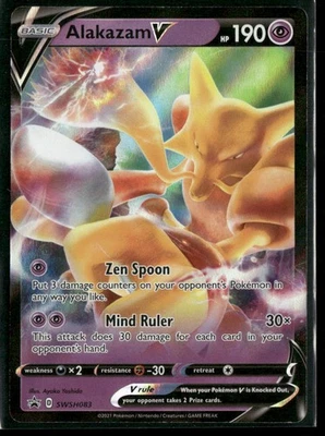 SWSH: Sword & Shield Promo Cards #SWSH083 Alakazam V - Image 1 of 2