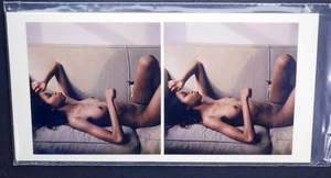 Boris Starosta 3D Stereoview - Stephanie 1126- nude black model signed 2003 #248 - Picture 1 of 2