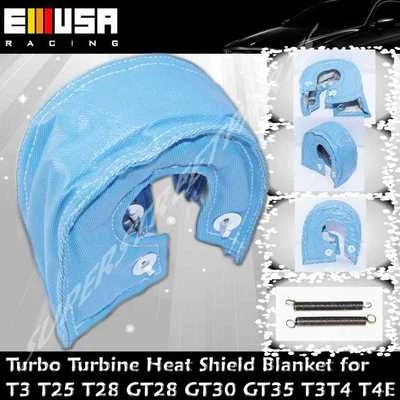 Cobertor protetor térmico turbina carregador BLUETurbo T3 T25 T28 GT28 GT30 GT35 T3T4 T4E - Imagem 1 de 4