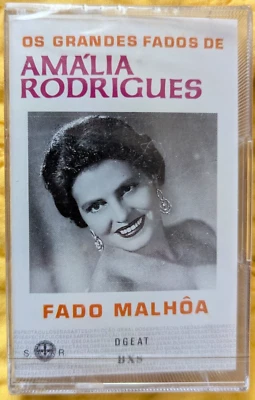 New FADO MALHOA AMALIA RODRIGUES Portugal IMPORT K7P-53 Movieplay Cassette 1990 - Image 1 of 4