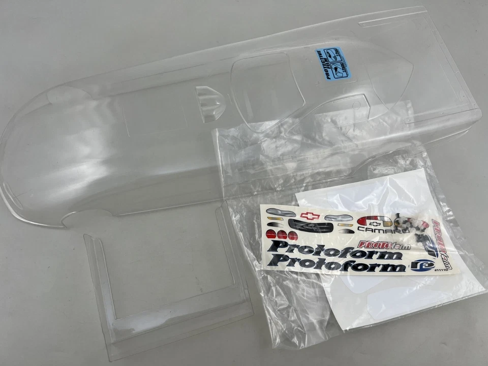 Protoform Bodywork Clear Lexan Camaro Funny Auto 1:10 Modeling - Image 1 of 1