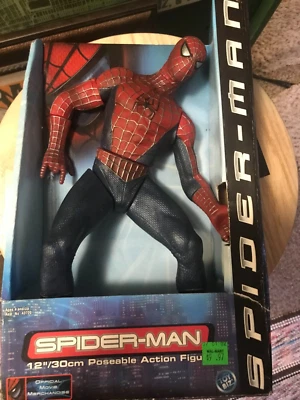 Figura Tobey Maguire 2002 Spider Man 12 pulgadas Marvel Toy Biz posable de colección  Foto 1 de 4