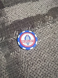 Shelby American Blue Poker Chip - Picture 1 of 2