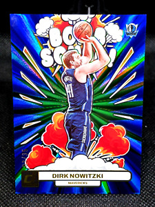 2023-24 Donruss Blue Lazer Bomb Squad #ed /35 - Dirk Nowitzki #16 Mavericks
