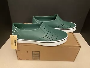 New! Mens Native Miles Spooky Green/Shell White Slip On Shoes. Size 10M. Nice!!! - Picture 1 of 7