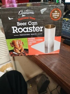 Cameron's Acero Inoxidable Lata de Cerveza Tostador Calidad Profesional Nueva Bandeja de Entrada - Imagen 1 de 7