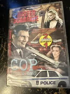 Mister Scarface/Cop In Blue Jeans DVD 1978-2 Movie set New Sealed Jack Palance! - Imagen 1 de 2