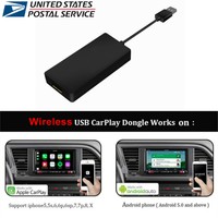 Wireless USB Smart Link Apple Carplay Dongle For Android Car DVD Radio Player-US