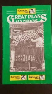 Vintage Osmose Wood Products Gazebos Do It Yourself Project 17 Page Booklet - Picture 1 of 4