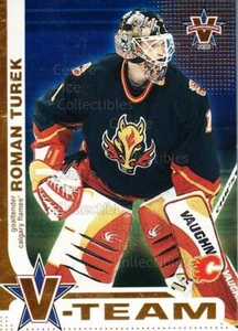 2001-02 Vanguard V-Team #1 Roman Turek - Picture 1 of 1