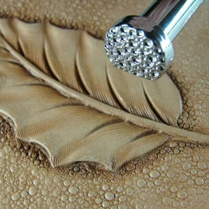Pro Crafters Series - Large Pebble Matting Texture Stamp (Leather Stamping Tool) - Picture 1 of 6