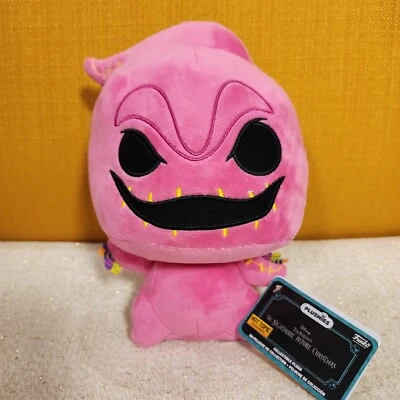Funko Pop Plushies NBC Oogie Boogie w Worms 7" Pink Plush Hot Topic Exclusive - Image 1 of 4