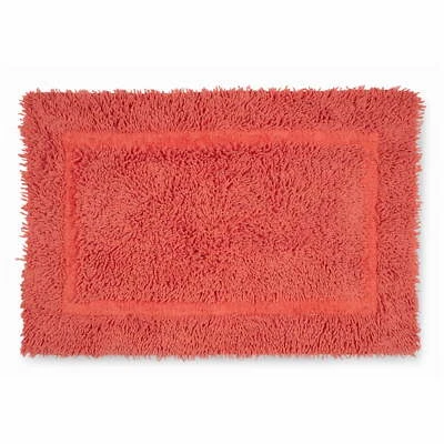 Alfombra de baño Martex 100 % algodón hilado en anillo alfombras de baño ultra suaves 20 X 30 pulgadas rosa Foto 1 de 4