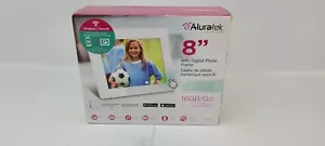 Aluratek 8 Inch WiFi Digital Photo Frame with Touchscreen IPS LCD Display 8GB - Picture 1 of 10