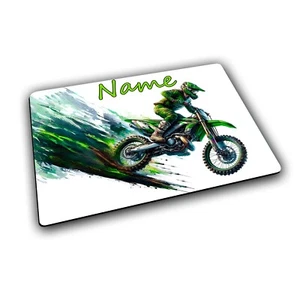 Platzset Kinder Motocross mit Name / Tischset personalisiert / Platzdecke - Bild 1 von 10