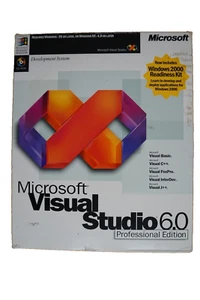 NEW SEALED Microsoft Visual Studio Professional 6.0 6 Basic WIN 10 11 659-00390 - Picture 1 of 5