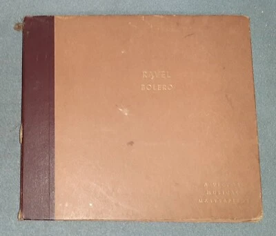 Boston Pops: Ravel Bolero - A Victor Musical Masterpiece 2 Record Set in Binder - Image 1 of 4