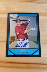 2007 Bowman Chrome Prospects CESAR NICOLAS AUTO RC #BC245 - Arizona Diamondbacks