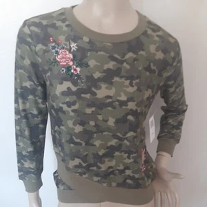 Girl's Camo Sweatshirt Eyeshadow Girls Multiple Sizes BNWT - Picture 1 of 8