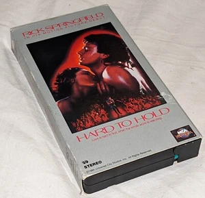 HARD TO HOLD vhs cassette RICK SPRINGFIELD sizzling rock n' roll romance 1984 - Imagen 1 de 4