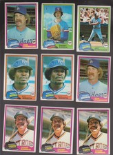 1981 Topps U Pick- 20% off on 4+!