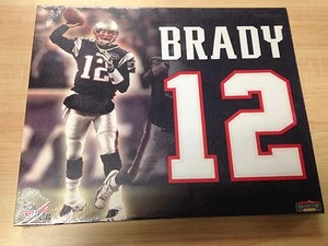 Tom Brady Jersey Number Collectible Canvas Picture Mounted Memories (BuyMVP) - Picture 1 of 2