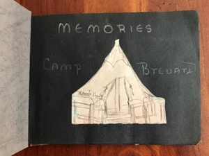 1925 Scrapbook for French Broad Boys Summer Camp, BREVARD, North Carolina Photos - Picture 1 of 8