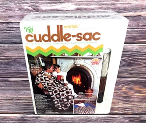 YKI WinTuk Cuddle-Sac Afghan Blanket Kit Very Rare Vintage 1979 New - Picture 1 of 7